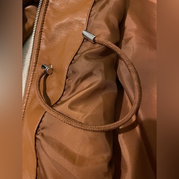 Kenneth Cole faux fur quilted faux leather jacket-medium NWOT - Picture 7 of 10